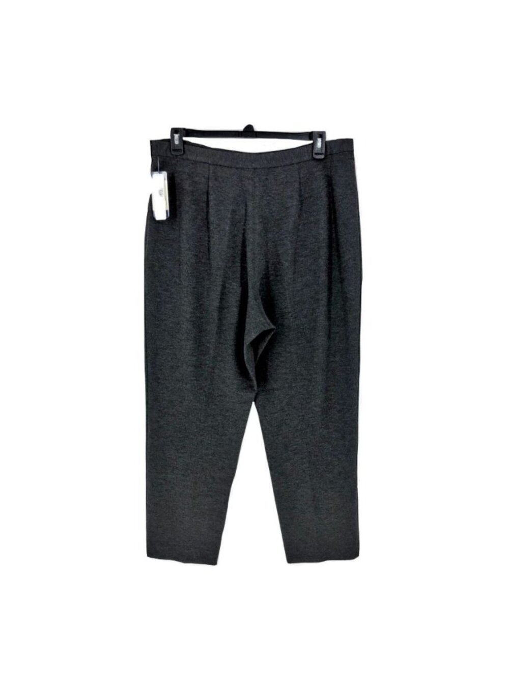 New Pendleton Women's 18W Dress Pants Pants Ponte Knit Charcoal Gray Cropped